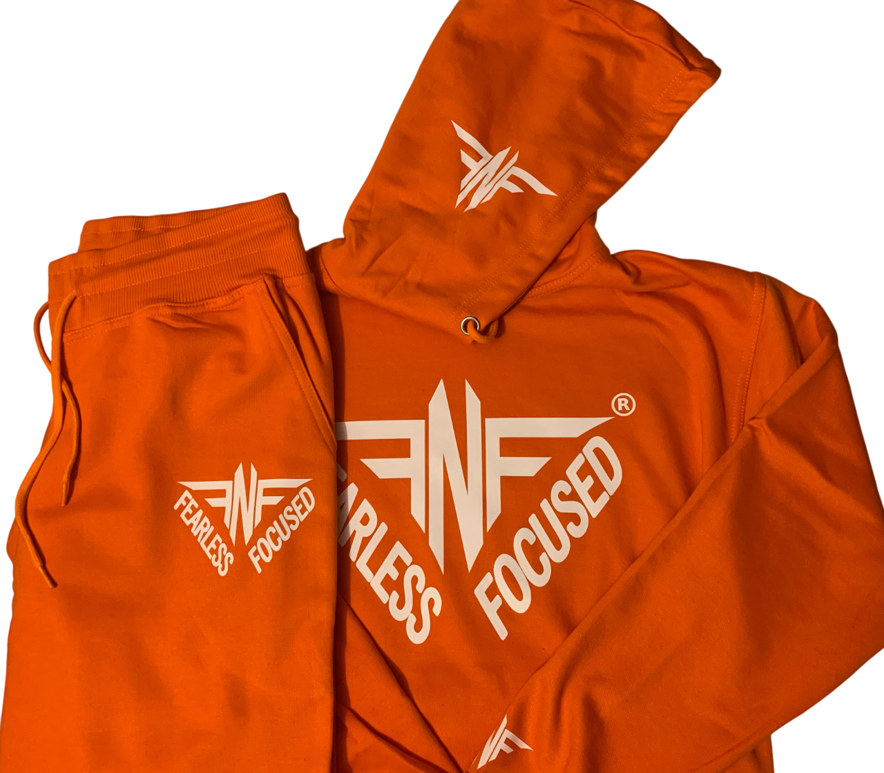 orange hoodie